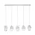 Pendul Nova Luce Ice, 5xG9, alb