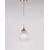 Pendul Nova Luce Mond, 1xE14, auriu satinat, transparent