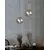 Pendul Nova Luce Spada, 1xE27, auriu, crom, negru