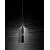 Pendul Nova Luce Blake, 1xE27, crom, fumuriu
