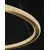 Pendul LED Nova Luce Cilion, 48W, alama, auriu, dimabil