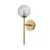 Aplica Nova Luce Mirano, 1xG9, auriu, alama