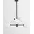 Lustra Nova Luce Impero, 6xE14, alb, negru