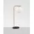 Veioza Nova Luce Alvarez, 1xE14, alb, auriu, negru