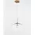 Pendul Nova Luce Prisma, 1xE27, D300 mm, auriu