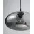 Pendul Nova Luce Savaz, 1xE27, crom, negru