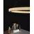 Pendul LED Nova Luce Fiore, 80W, 3000K, auriu antic, dimabil Triac