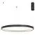 Pendul LED Nova Luce Preston, 50W, negru, dimabil