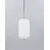 Pendul Nova Luce Lato, 1xE27, cilindru, alama, alb, negru