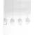 Pendul Nova Luce Ice, 5xG9, alb