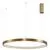 Pendul LED Nova Luce Preston, 50W, alama antica, dimabil