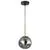 Pendul Nova Luce Spada, 1xE27, auriu, crom, negru