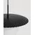 Pendul Nova Luce Obbit, 1xE27, alb opal, negru