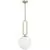 Pendul Nova Luce Grus, 1xE27, alb, alama