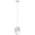 Pendul Nova Luce Ice, 1xG9, alb