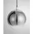 Pendul Nova Luce Lazione, 1xE27, crom, fumuriu