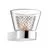 Aplica Nova Luce Boccale, 1xG9, crom, transparent