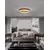 Plafoniera LED Nova Luce Fiore, 60W, alama antica, dimabil