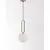 Pendul Nova Luce Grus, 1xE27, alb, auriu alama