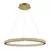 Pendul LED Nova Luce Fiore, 80W, 3000K, auriu antic, dimabil Triac