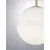 Pendul Nova Luce Cantona, 1xE27, alb, auriu, opal