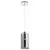 Pendul Nova Luce Blake, 1xE27, crom, fumuriu