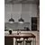 Pendul Nova Luce Cioto, 1xE14, alb, crom, negru