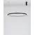 Pendul LED Nova Luce Preston, 60W, negru, dimabil