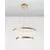 Pendul LED Nova Luce Leon, 65W, auriu
