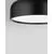 Plafoniera Nova Luce Perleto, 2xE27 max. 10W, D350 mm, alb, negru