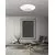 Plafoniera cristal Nova Luce Era, 2xE27, alb