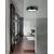 Plafoniera Nova Luce Perleto, 2xE27 max. 10W, D350 mm, alb, negru