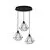 Pendul Nova Luce Pietra, 3xE27, negru