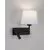 Aplica LED Nova Luce Savona, 3W, alb, negru