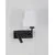 Aplica LED Nova Luce Savona, 3W, alb, negru