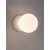 Aplica Nova Luce Zero, 1xG9 max. 5W, D100 mm, alb, opal