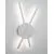 Aplica LED Nova Luce Reslin, 18W, alb nisipiu
