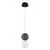 Pendul Nova Luce Zero, 1xG9, alb, gri, negru, opal