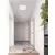Plafoniera Nova Luce Shell, 2xE27, alb, crom, transparent