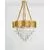 Candelabru cristal Nova Luce Grane, 12xE14, auriu
