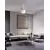 Plafoniera cu ventilator LED Nova Luce Monsoon, 18W, alb, stejar, telecomanda
