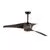Plafoniera cu ventilator LED Nova Luce Breeze, 18W, negru mat, telecomanda