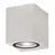 Aplica Nova Luce Nero, 1xGU10, patrat, alb, IP54