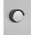 Aplica LED Nova Luce Max, 12W, 3000K, rotund, gri inchis, IP65