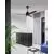 Plafoniera cu ventilator LED Nova Luce Sabal, 12W, maro, negru, telecomanda