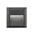 Spot trepte/pardoseli LED Nova Luce Pulsar, 2W, patrat, gri inchis, IP54
