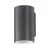 Aplica Nova Luce Nodus, 1xGU10, gri inchis, IP54