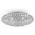 Plafoniera cristal Ideal Lux King, 9xG9, crom