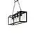 Lustra Ideal Lux Igor, 4xE27, negru-transparent