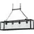 Lustra Ideal Lux Igor, 4xE27, negru-transparent